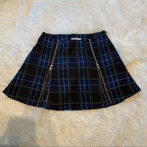 Plaid Mini Skirt